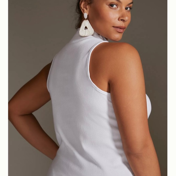 Anthropologie Maeve Mock Neck Tank size S - Picture 6 of 6